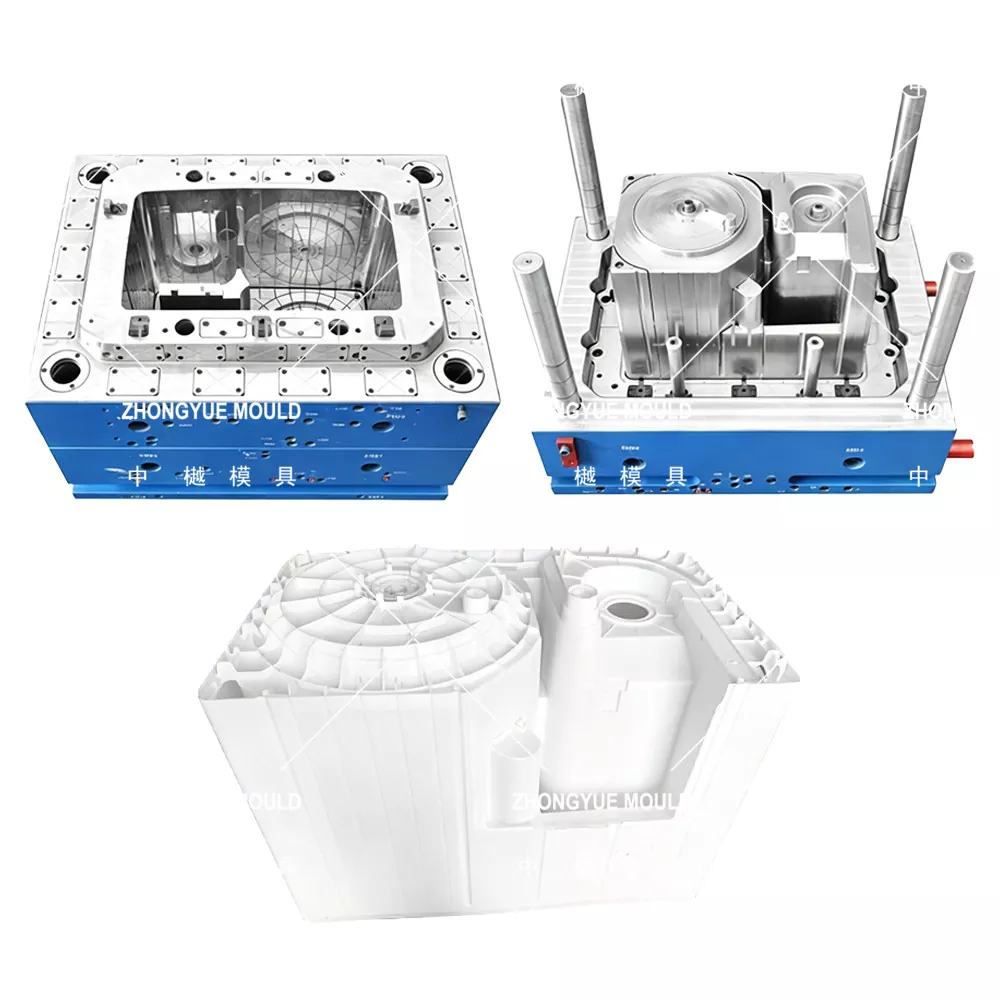 Kunststof wasmachine dubbele kuipvorm